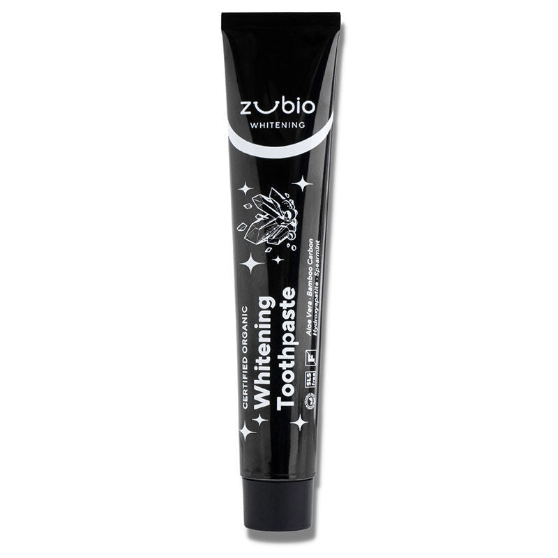 Zubio Charcoal Whitening Toothpaste for Fresh Breath 75g