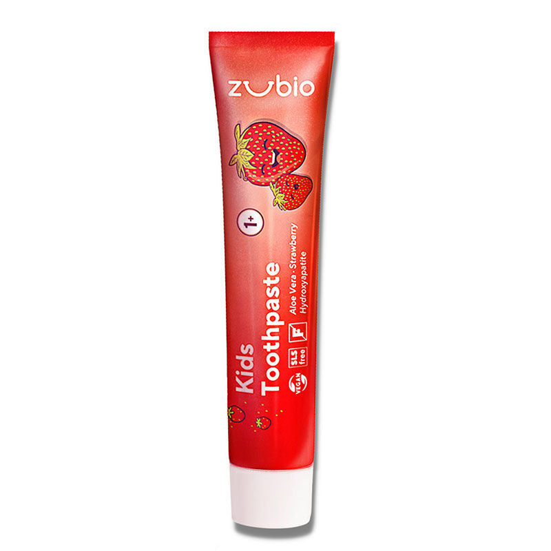 Zubio Kids Strawberry Toothpaste Fluoride-Free 50g