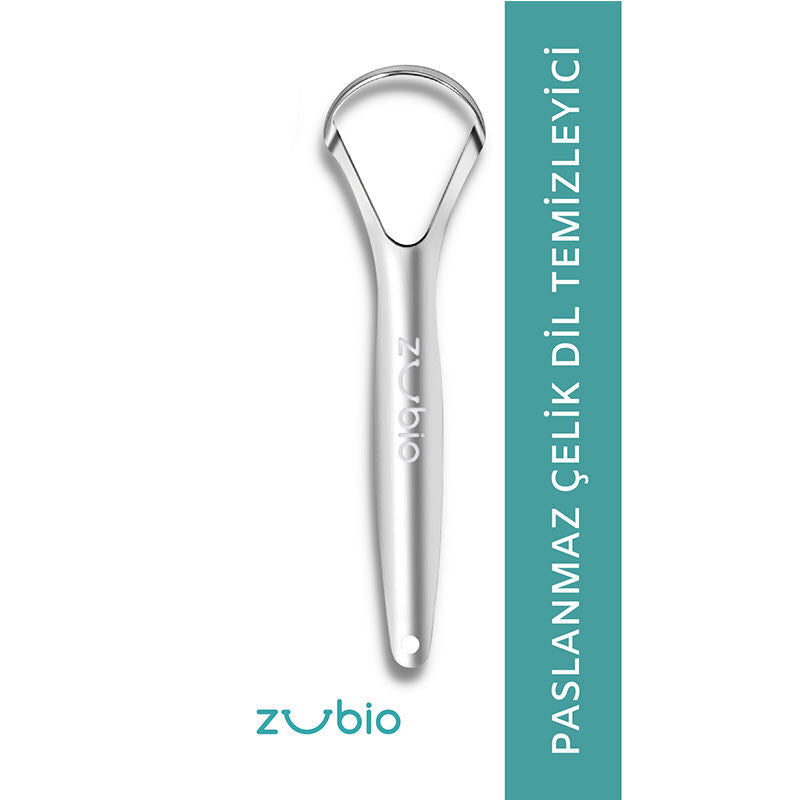 Zubio Stainless Steel Tongue Cleaner for Fresh Breath