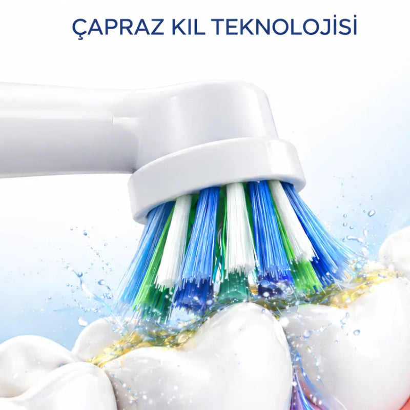 Zubio Rechargeable Toothbrush Replacement Heads 4 Pack