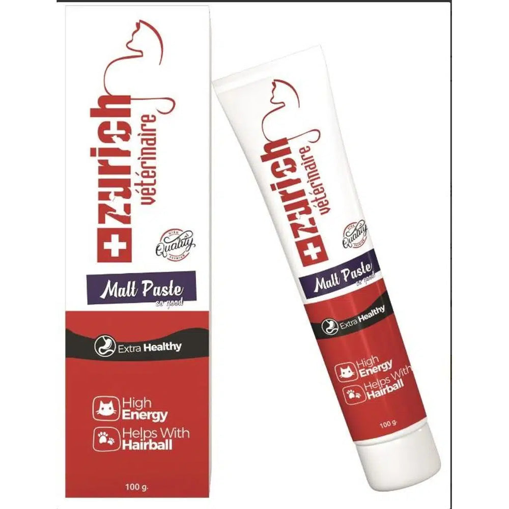 Zurich Malt Paste Hairball Support Supplement 100 ml