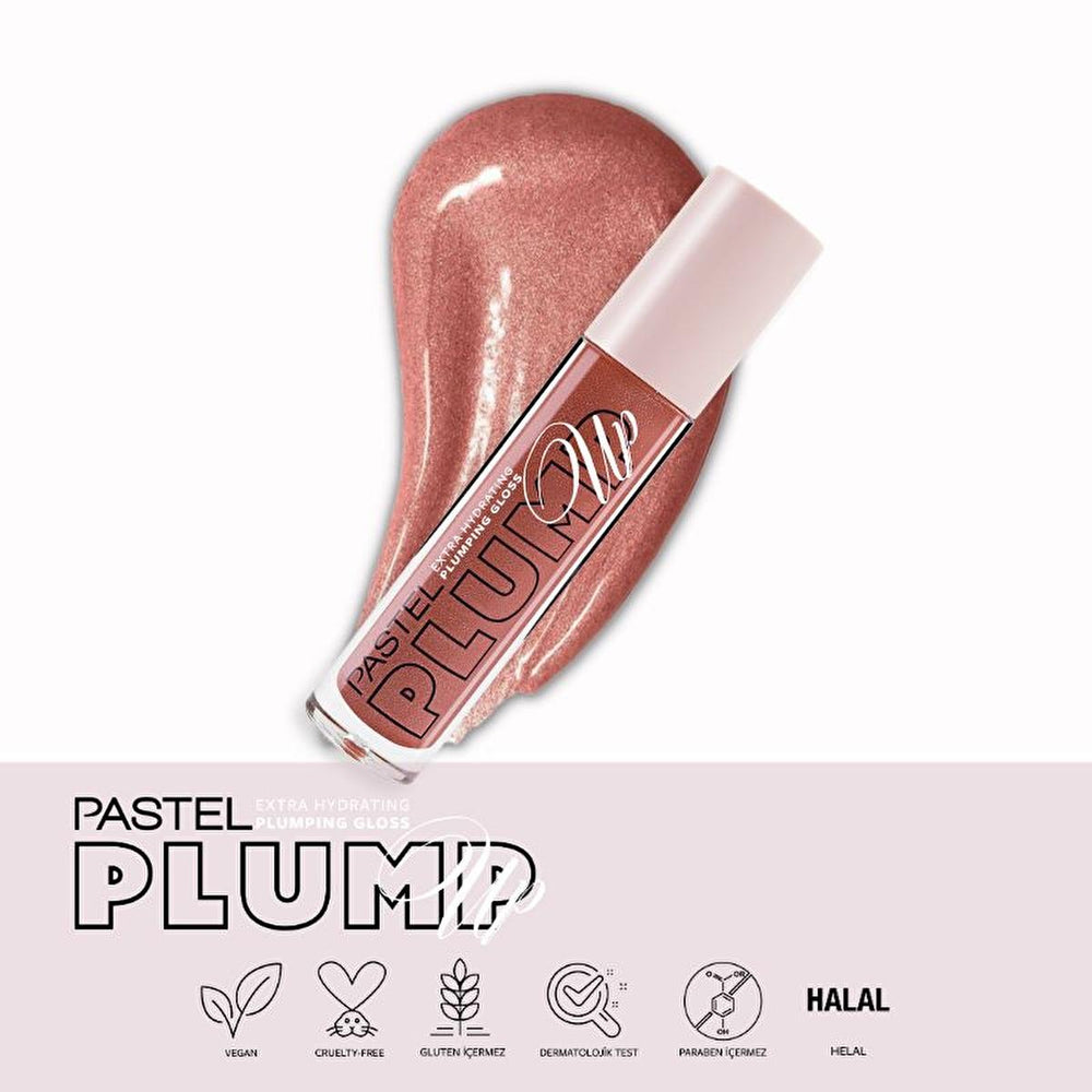 Pastel Profashion Plump Up Extra Hydrating Plumping Gloss 202 - Vegan Hydrating Lip Gloss with Plumping Effect - view 2