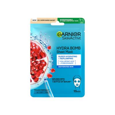 Garnier Hydrating Face Mask with Pomegranate Extract & Hyaluronic Acid - Intensive Moisturizing Sheet Mask for Normal to Dry Skin Garnier Hydrating Face Mask - Moisturizing Sheet Mask for Dry Skin Garnier face mask, hydrating sheet mask, pomegranate extract skincare, hyaluronic acid face mask, moisturizing serum for dry skin, skincare for normal skin, skincare for dry skin, face masks for hydration, Garnier skincare, sheet masks, skincare routine, self-care, natural ingredients, anti-aging skincare