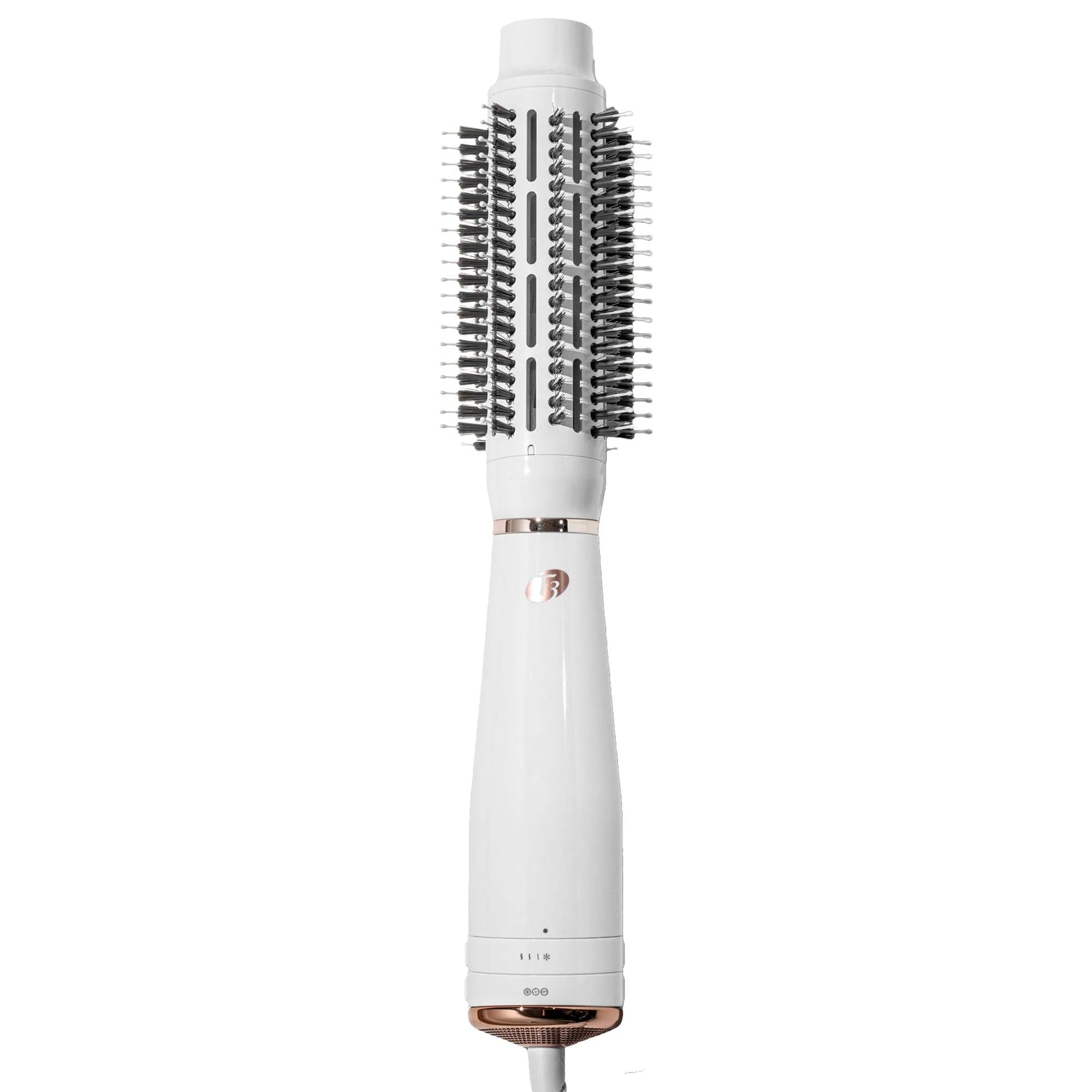 AireBrush Round One-Step Volumizing Hair Dryer Brush - Salon-Level Blowouts at Home with T3 EvenFlow Technology AireBrush Volumizing Hair Dryer Brush - Salon Blowouts at Home Volumizing Hair Dryer Brush, Salon-level blowout at home, Multi-functional hair styling tool, T3 EvenFlow Technology, Ceramic hair dryer brush, Hair styling tools, Blow dry brushes, Hair care for straight hair, Hair care for curly hair, Hair care for wavy hair, Hair care for coily hair, Fine hair styling, Medium hair styling, Thick hai