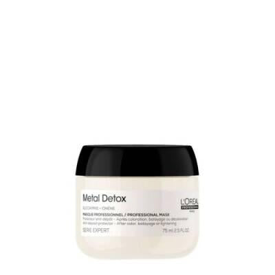 L'Oreal Professionnel Metal Detox Mask - 75ml Hair Detox Mask for Color-Treated & Bleached Hair - Protects & Revitalizes L'Oreal Metal Detox Mask - Hair Detox for Color-Treated Hair Loreal Metal Detox Mask, Hair detox mask, Color treated hair mask, Metal detox hair treatment, Loreal Professionnel hair mask, Hair mask for bleached hair, 75 ml hair mask, Promotional hair mask, hair mask, metal detox, color treated hair, bleached hair, hair treatment, loreal, loreal professionnel, hair care, hair repair, dry h