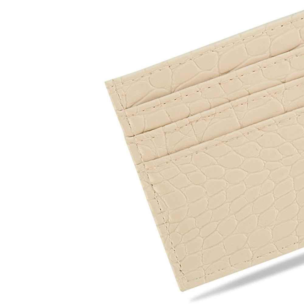 Eklips Stylish Croco Pattern Card Holder - 8 Card Compartments, Artificial Leather, Compact Design