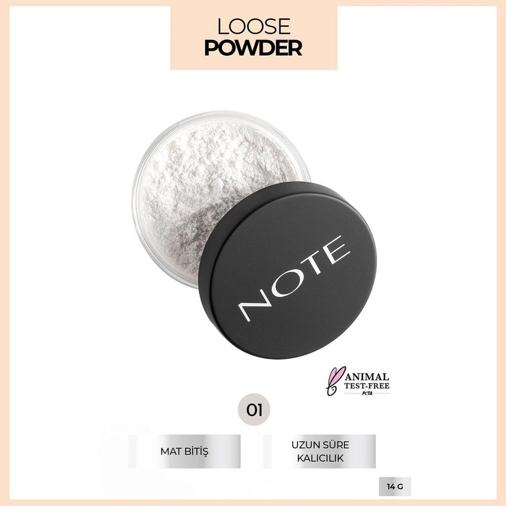Note Loose Powder 01 Invisible Shine Control Makeup Setter