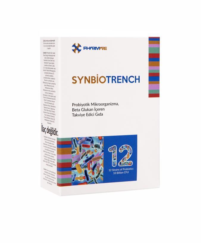 Synbiotrench Probiyotik Probiotic Supplement - 30 Capsules for Gut Health Support & Digestive Health - Vitamin & Supplement