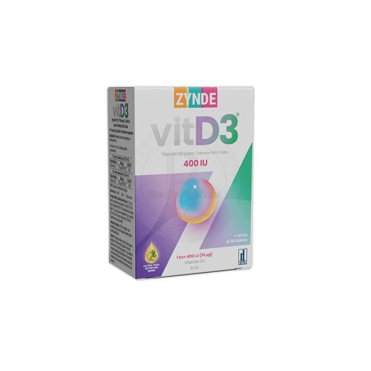 Zynde Vitamin D3 400 IU Daily Support Spray 5 ml