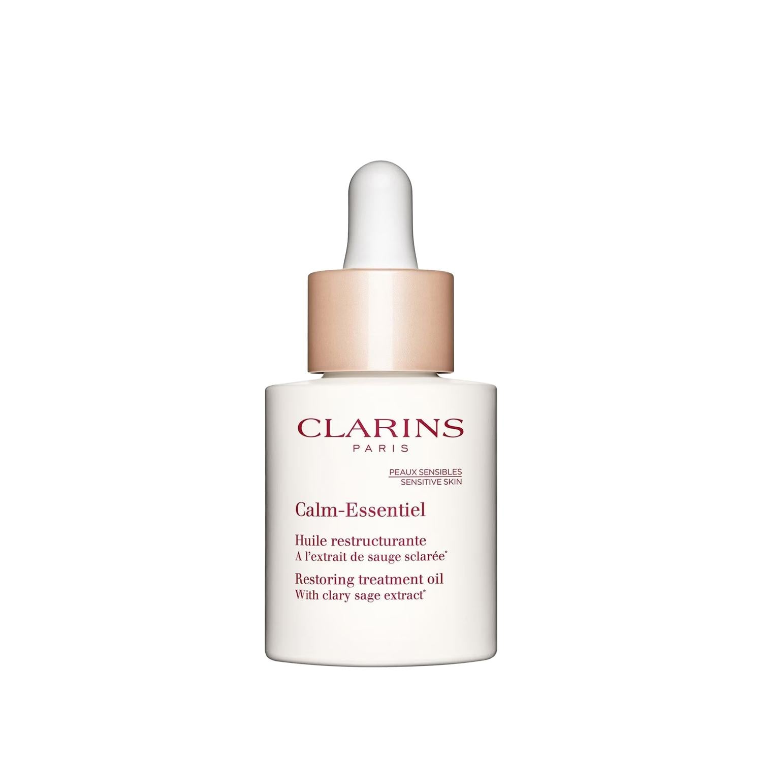 Clarins Calm Essentiel: Rejuvenating Anti-Aging Facial Oil - 30ml - Wrinkle Reduction & Sensitive Skin Treatment Clarins Anti-Aging Facial Oil - Rejuvenate & Reduce Wrinkles anti-aging face oil, rejuvenating facial treatment, calming skincare, wrinkle reduction serum, sensitive skin anti-aging, Clarins anti-aging, Clarins rejuvenating treatment, facial oil for mature skin, anti-aging oil, facial oil, wrinkle reduction, sensitive skin, mature skin, rejuvenating treatment, calming formula, skin revitalization