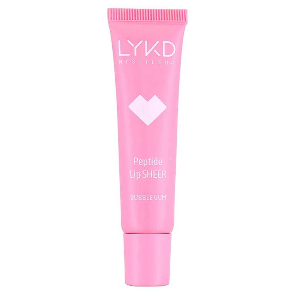 LYKD Peptide Lip Sheer Lip Gloss 505 Bubble Gum for Plump Lips