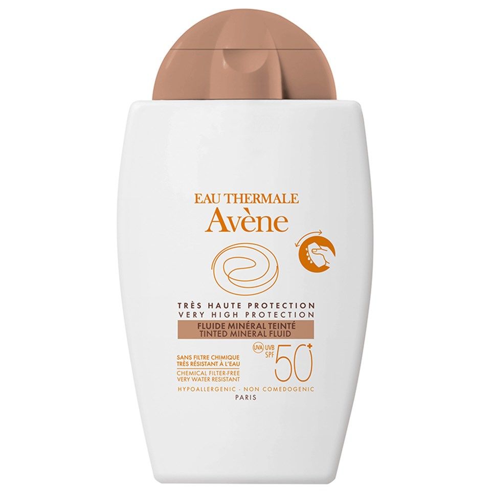 Avene Fluide Mineral Theinte SPF 50+ 40 ml Color Sun Cream - Sunscreen