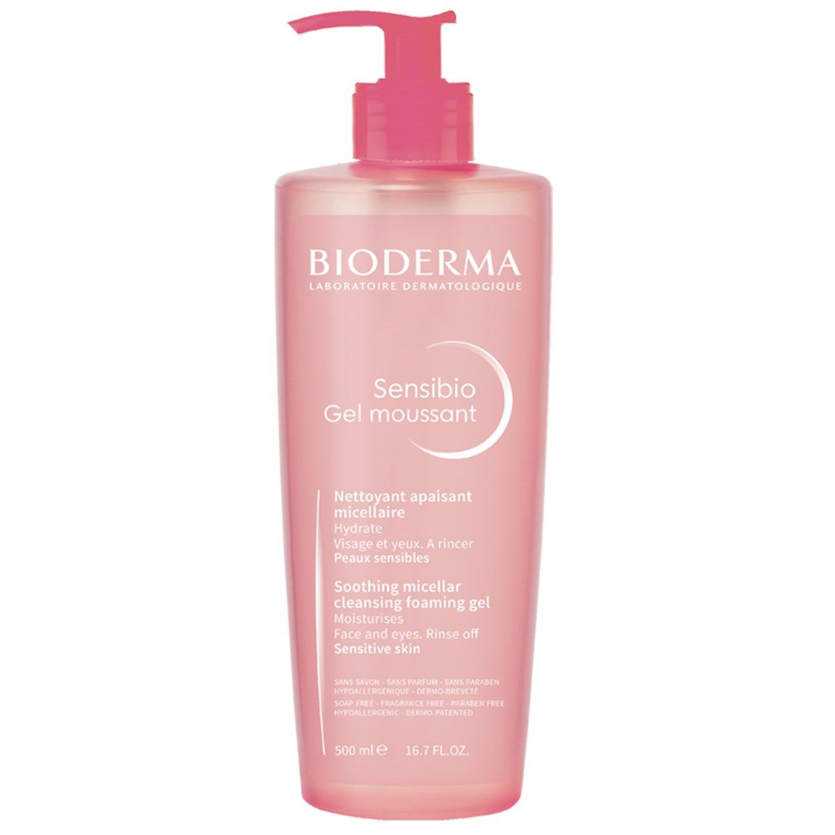 Bioderma Sensibio Foaming Skin Cleaning Gel 500 ml
