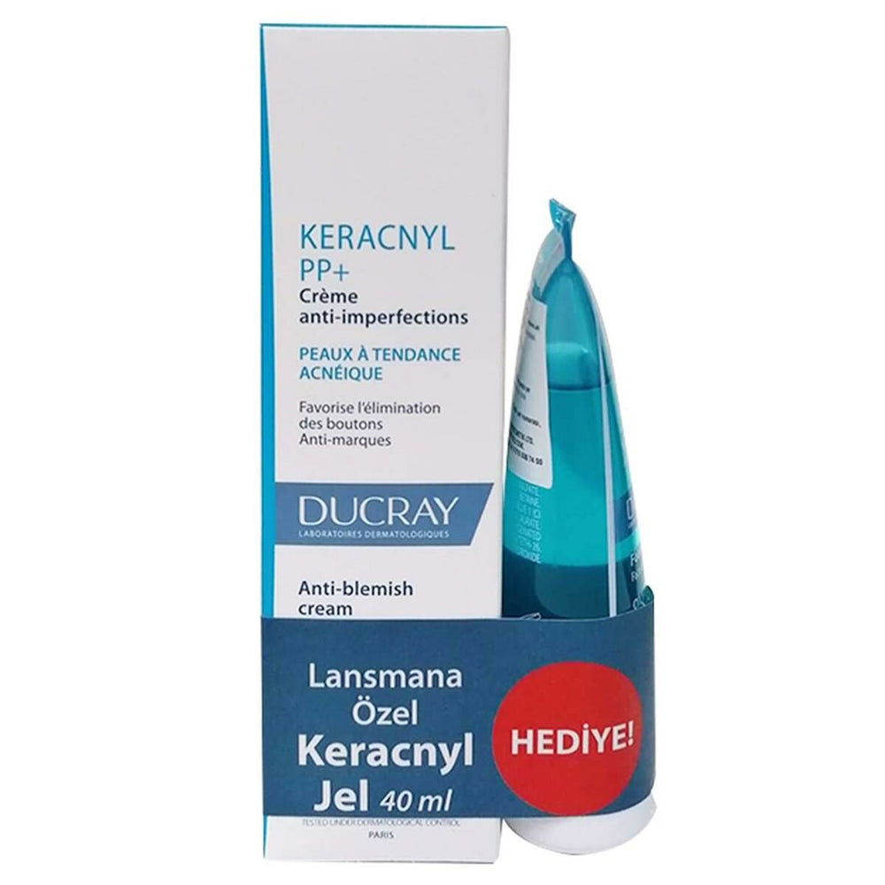 Ducray Keracnyl PP Cream 30 ml + Keracnyl Gel 40 ml - Body Cream