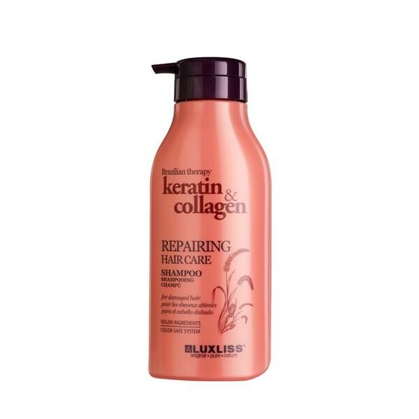 Luxliss Keratin Collagen Repairin Hair Care Shampoo 500 ml - Hair Conditioner