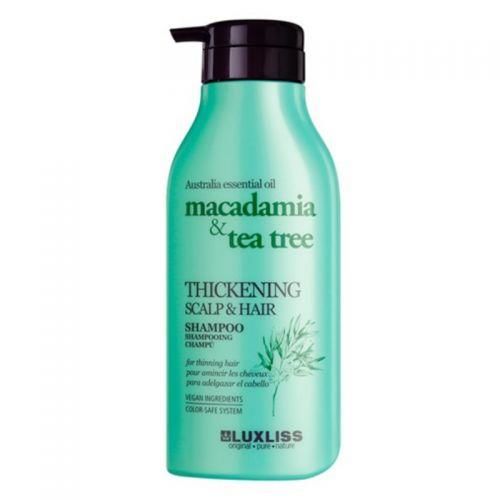 Luxliss Thickening Macadamia Tea Tree Thickening Scalp- Hair Shampoo 500 ml - Hair Conditioner