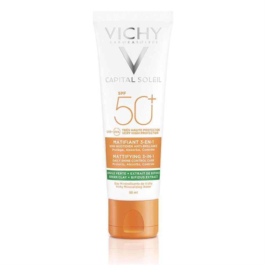 Vichy Capital Soleil SPF 50+ Mattering Facial Sun Cream 50 ML - Sunscreen